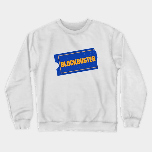 Blockbuster Video - vintage logo Crewneck Sweatshirt by BodinStreet